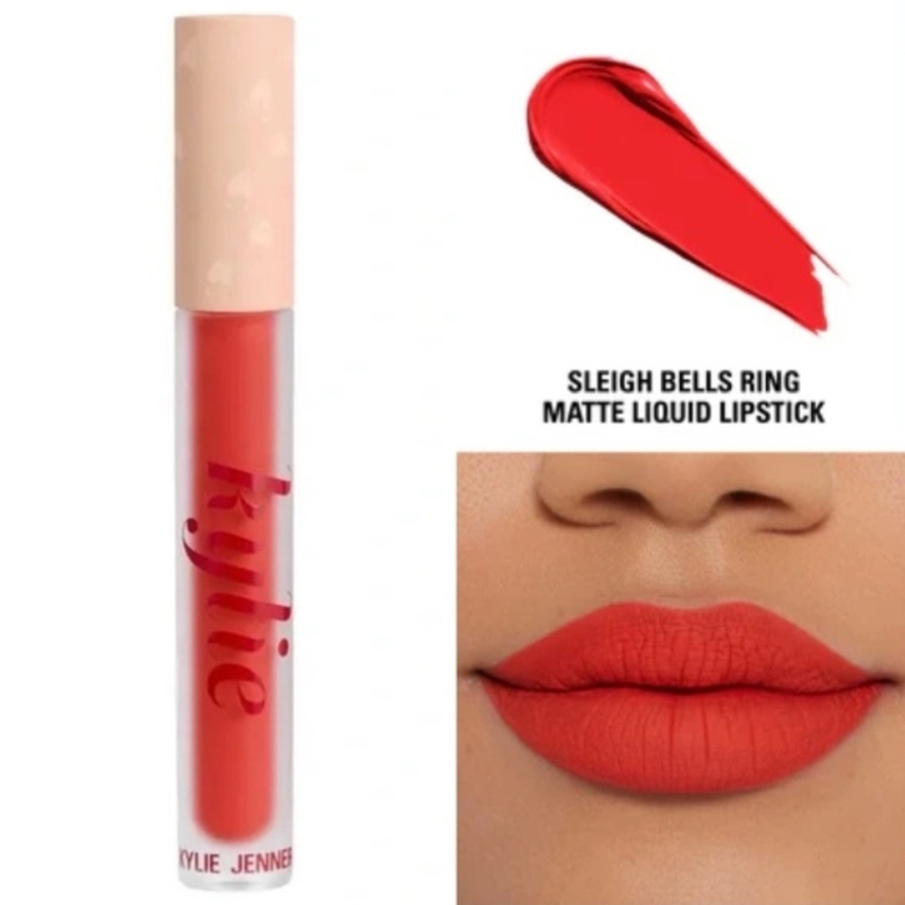 KYLIE Cosmetics Matte Liquid Lipstick Shafe #418 Sleigh Bells Ring (1) BRAND NEW - Picture 2 of 7